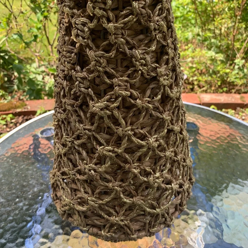 Olive & Cocoa Artisan Christmas Tree crafted of natural sisal fibers